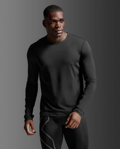 Ignition Grid Base Layer Longsleeve Herren - black/silver reflective