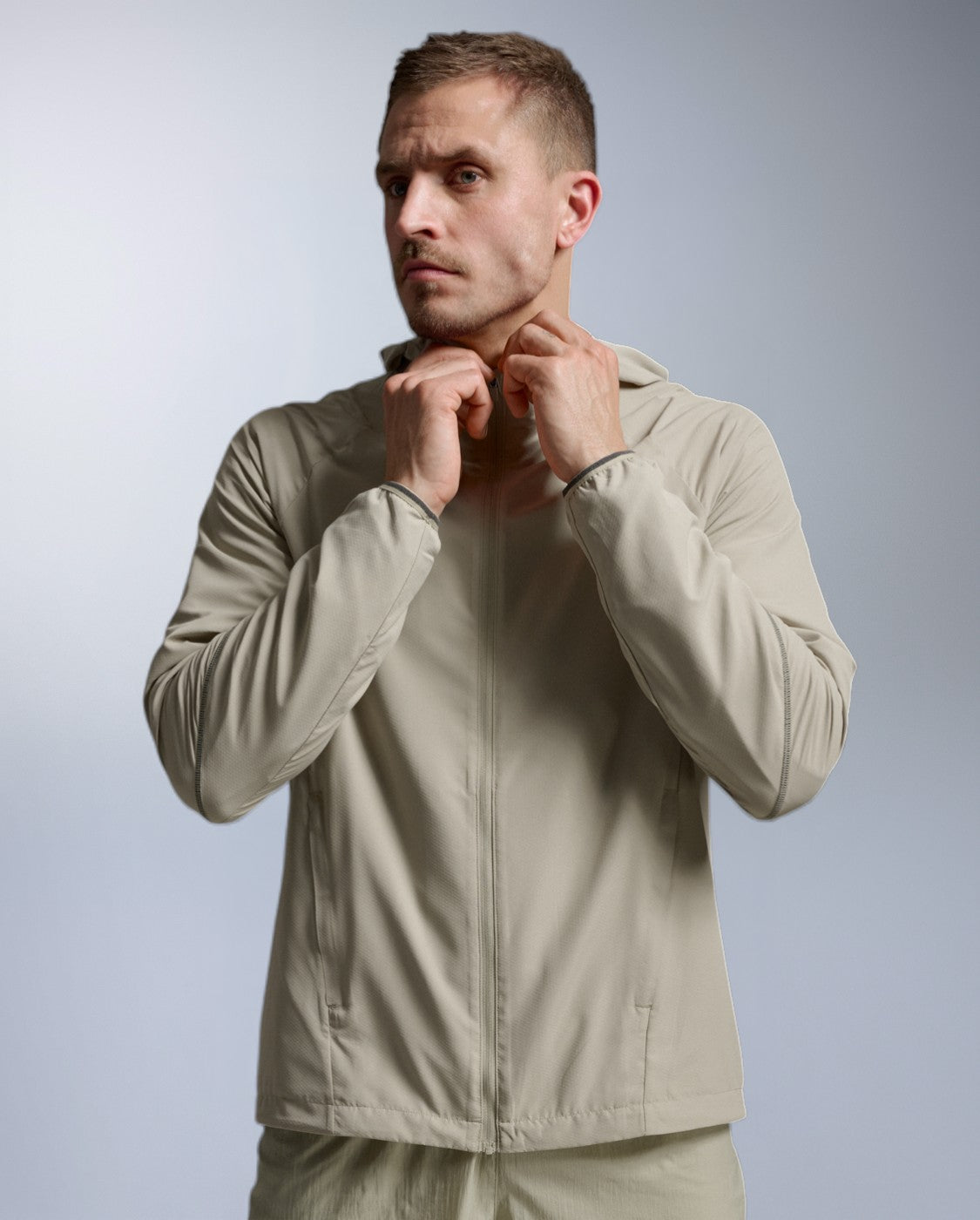 Aero Hex Windbreaker Windjacke Herren - pebble/black reflective