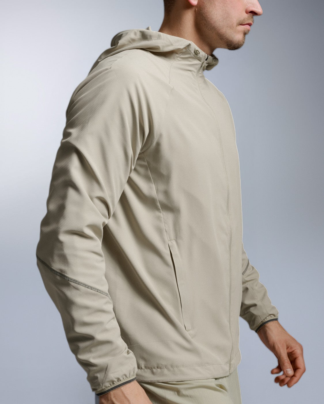 Aero Hex Windbreaker Windjacke Herren - pebble/black reflective