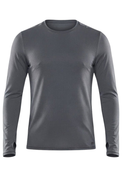 Aero Trail Long Sleeve Laufshirt Herren - turbulence/black reflective