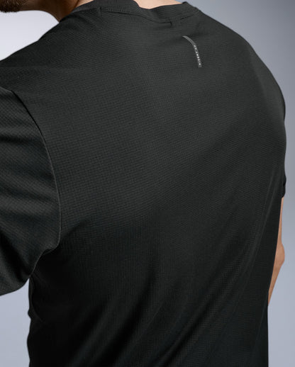Aero Trail Tee Running shirt Men - black/black reflective