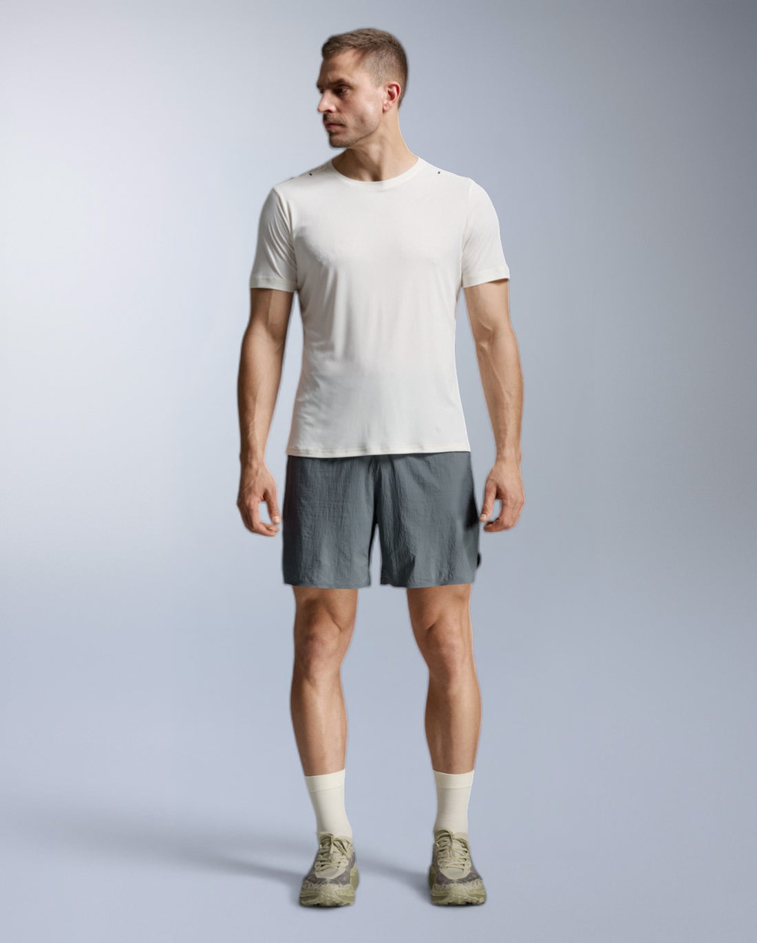 Aero Trail Tee Running shirt Men - chalk/black reflective
