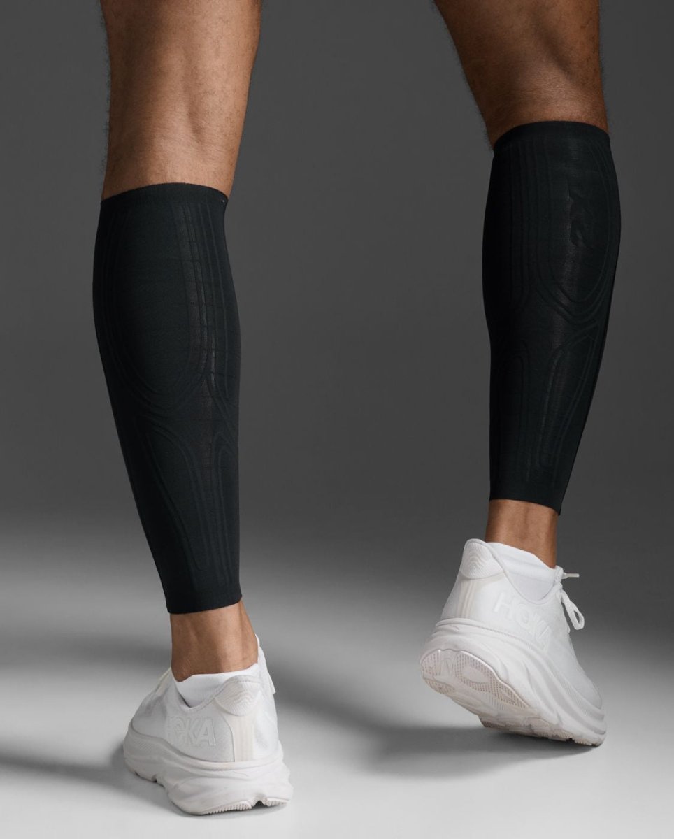Compression Calf Guard Compression stockings - black/gold