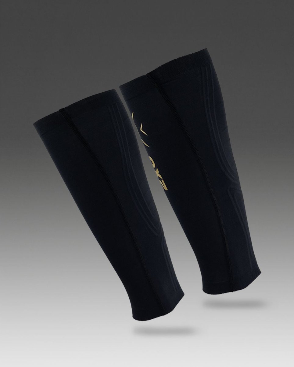 Compression Calf Guard Compression stockings - black/gold