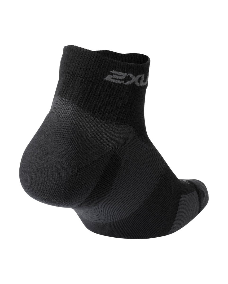 VECTR 1/4 crew sock Compression socks - black/titanium