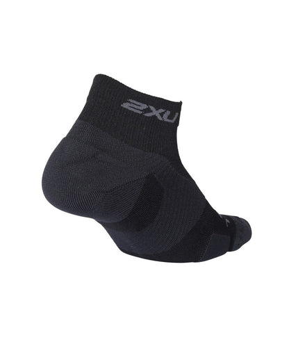 VECTR 1/4 crew sock Compression socks - black/titanium
