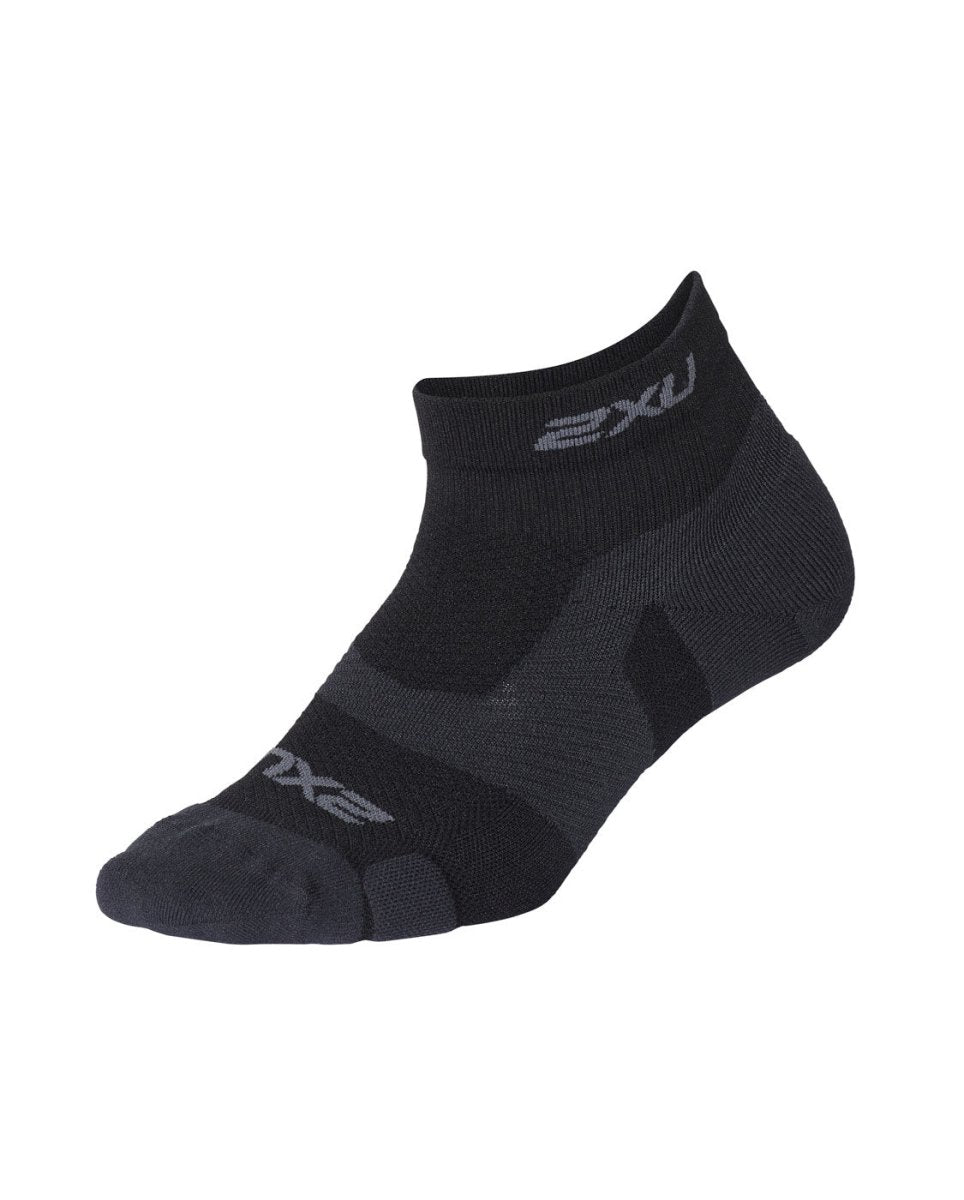 VECTR 1/4 crew sock Compression socks - black/titanium