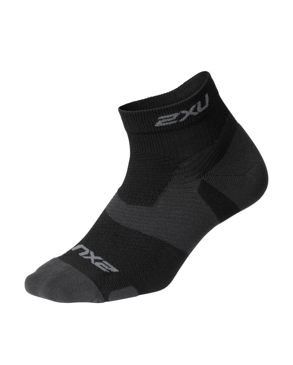 VECTR 1/4 crew sock Compression socks - black/titanium