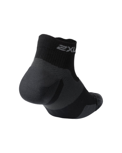Vectr Cushion 1/4 Crew Socks Compression socks - black/titanium