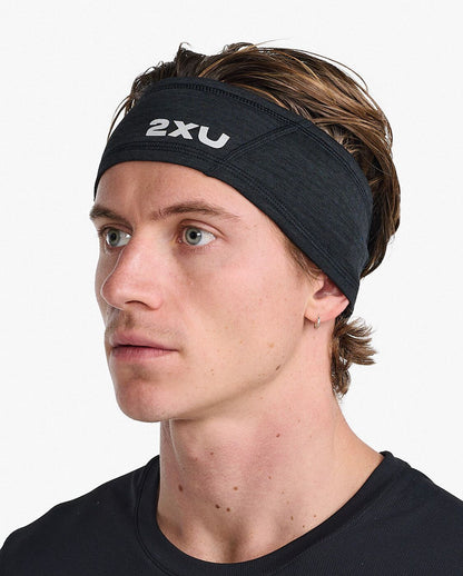 Ignition Headband - black/silver reflective