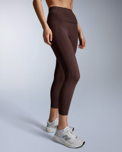 Form Stash Hi-Rise Compression 7/8 Fitnesstight Damen - bark/bark