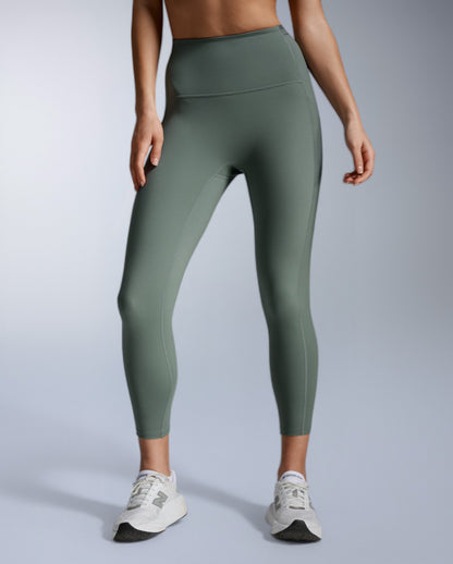 Form Stash Hi-Rise Compression 7/8 Fitnesstight Damen - olive leaf/olive leaf