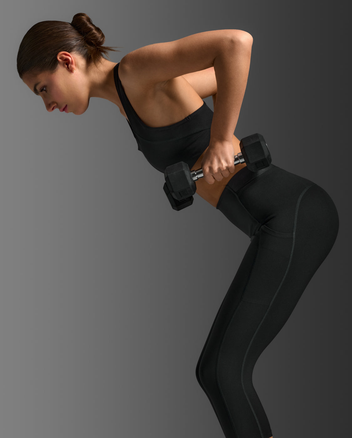 Form Stash Hi-Rise Comp 3/4 Tight Tights Women - black/black