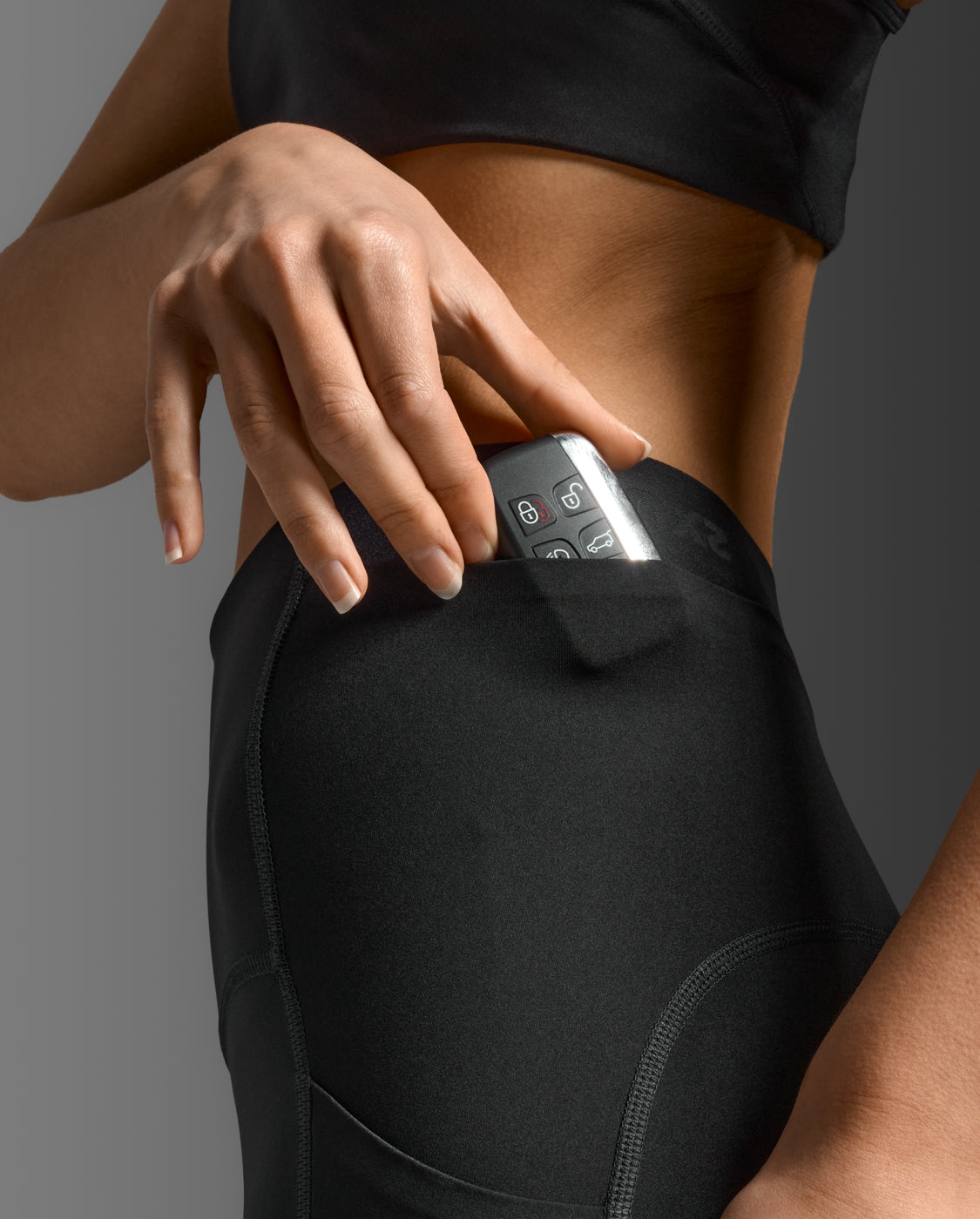 Form Stash Hi-Rise Comp 3/4 Tight Tights Women - black/black