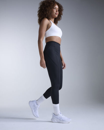 Flex Hi-Rise Compression Tight Fitnesstights Damen - black/black