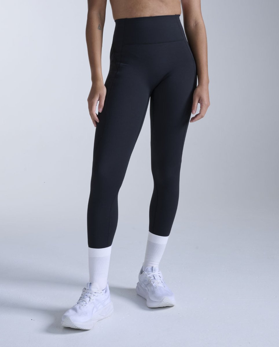 Flex Hi-Rise Compression Tight Tights Women - black/black