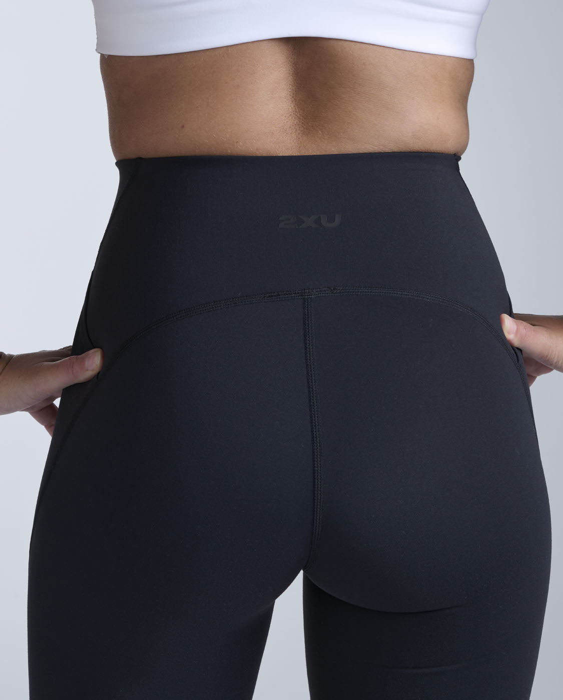 Flex Hi-Rise Compression Tight Fitnesstights Damen - black/black