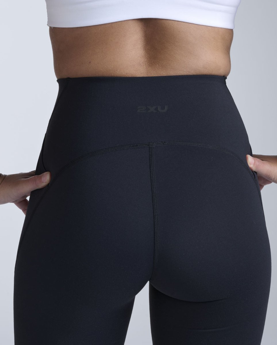 Flex Hi-Rise Compression Tight Tights Women - black/black