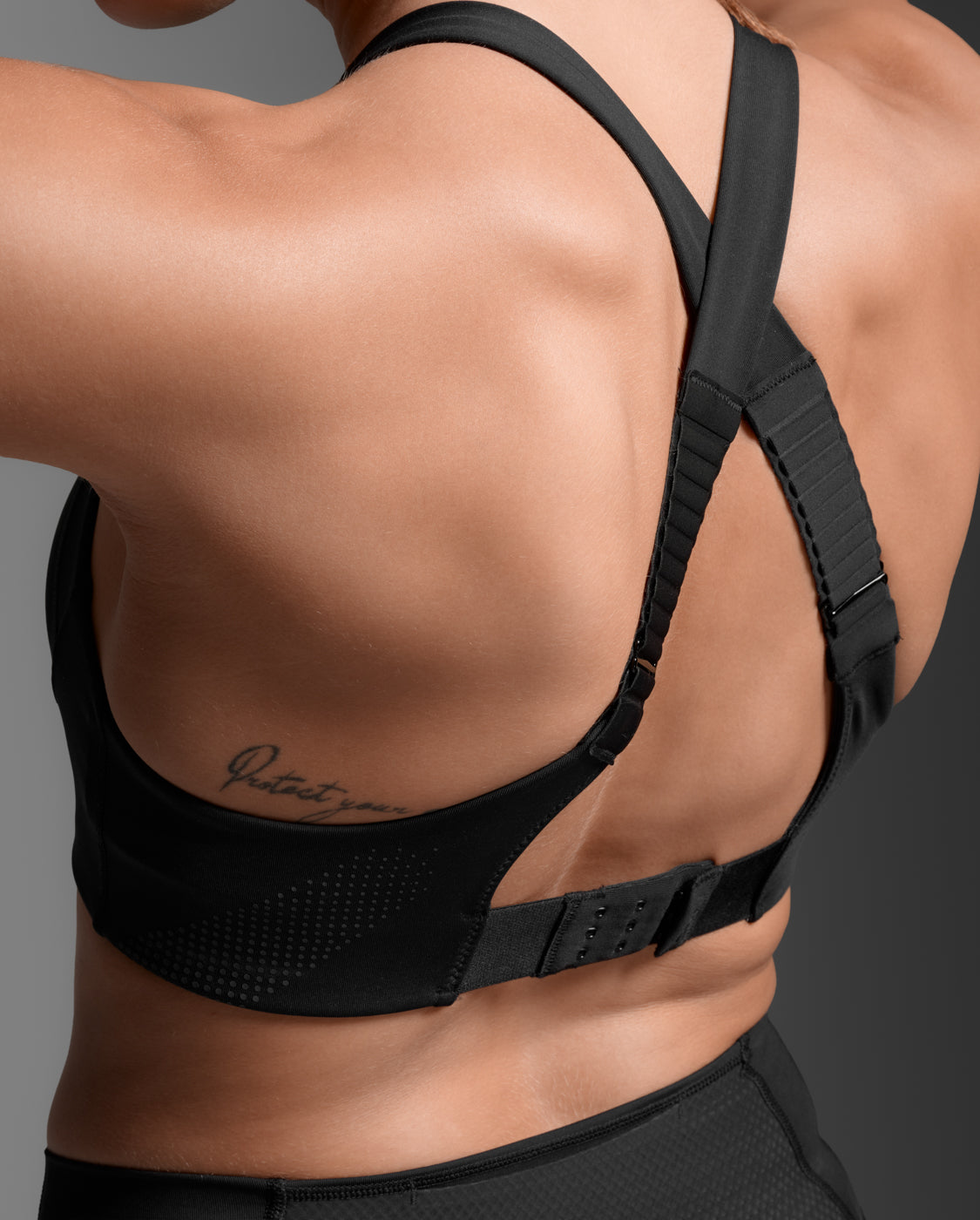 Light Speed High Impact Bra Sport-BH Damen - black/silver reflective