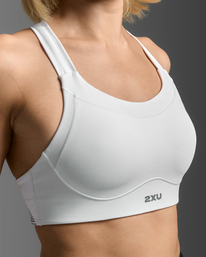 Light Speed High Impact Bra Sports bra Women - white/silver reflective