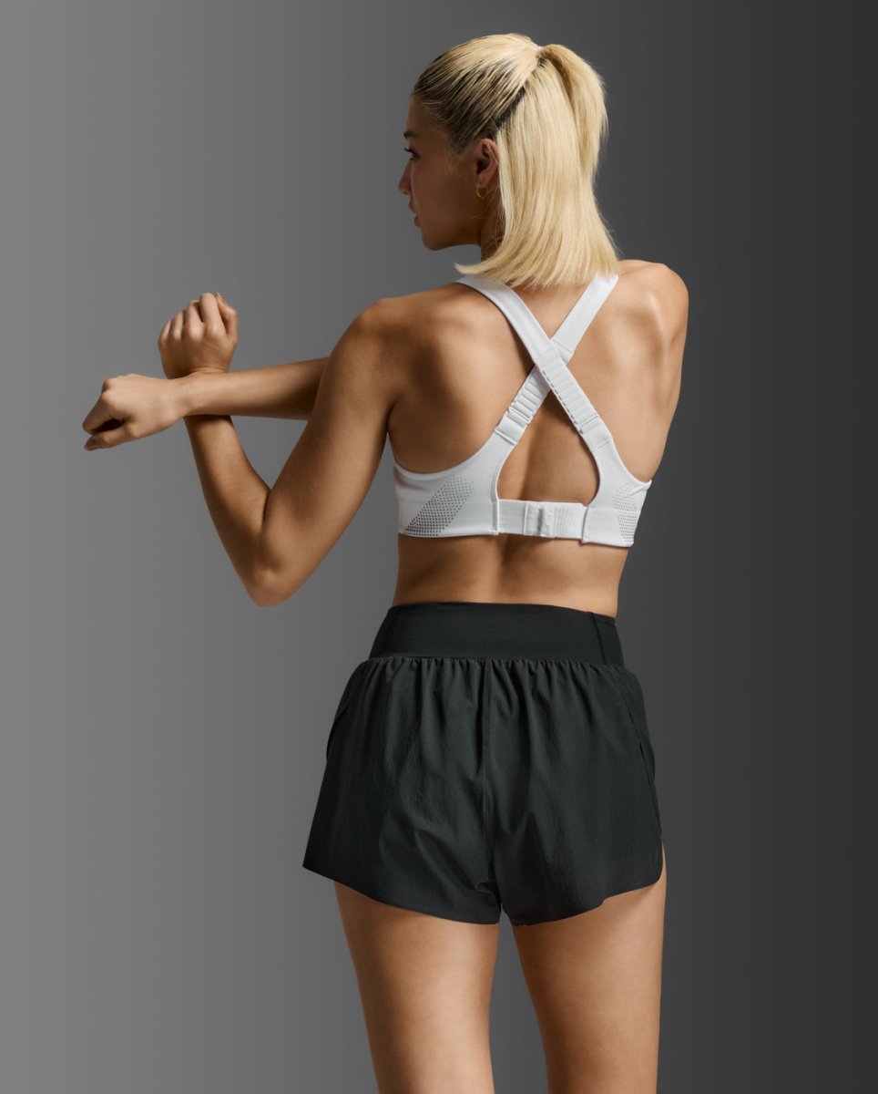 Light Speed High Impact Bra Sports bra Women - white/silver reflective