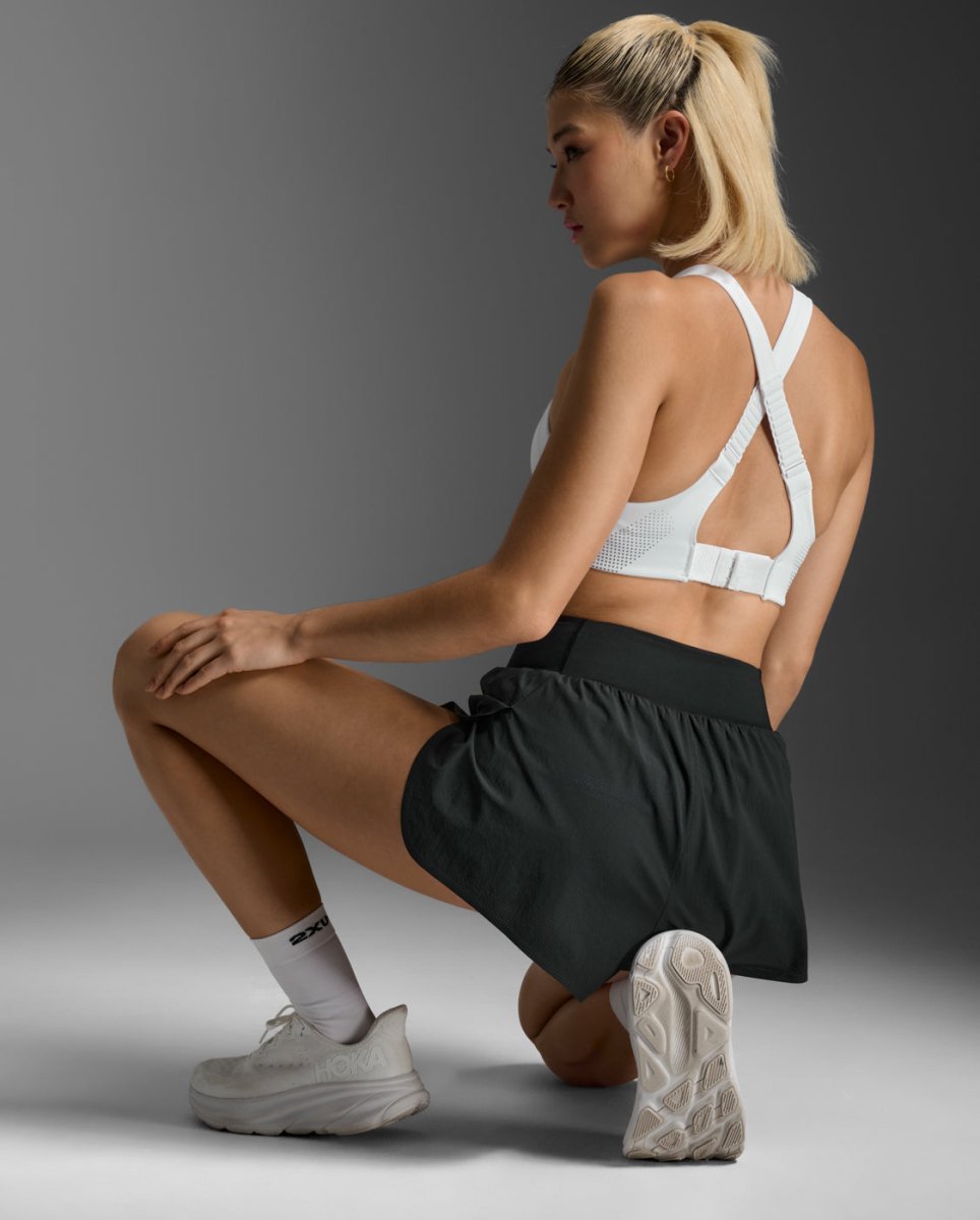 Light Speed High Impact Bra Sports bra Women - white/silver reflective