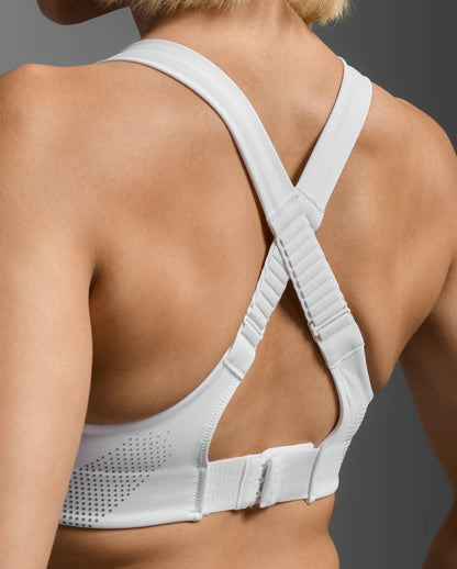 Light Speed High Impact Bra Sports bra Women - white/silver reflective