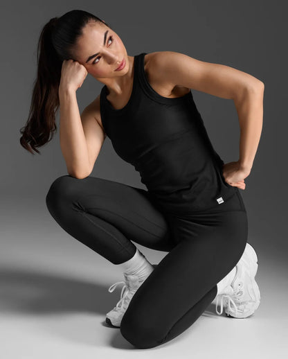 Fluid Modal Rib Tank Tank top Women - black/white
