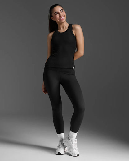Fluid Modal Rib Tank Tank top Women - black/white