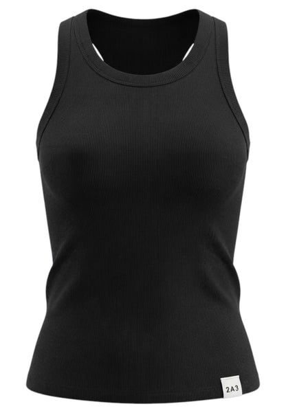 Fluid Modal Rib Tank Tank top Women - black/white