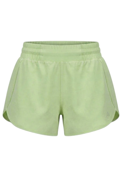 Aero Hi-Rise 4 Inch Shorts Running pants Women - lime zest/lime zest reflective