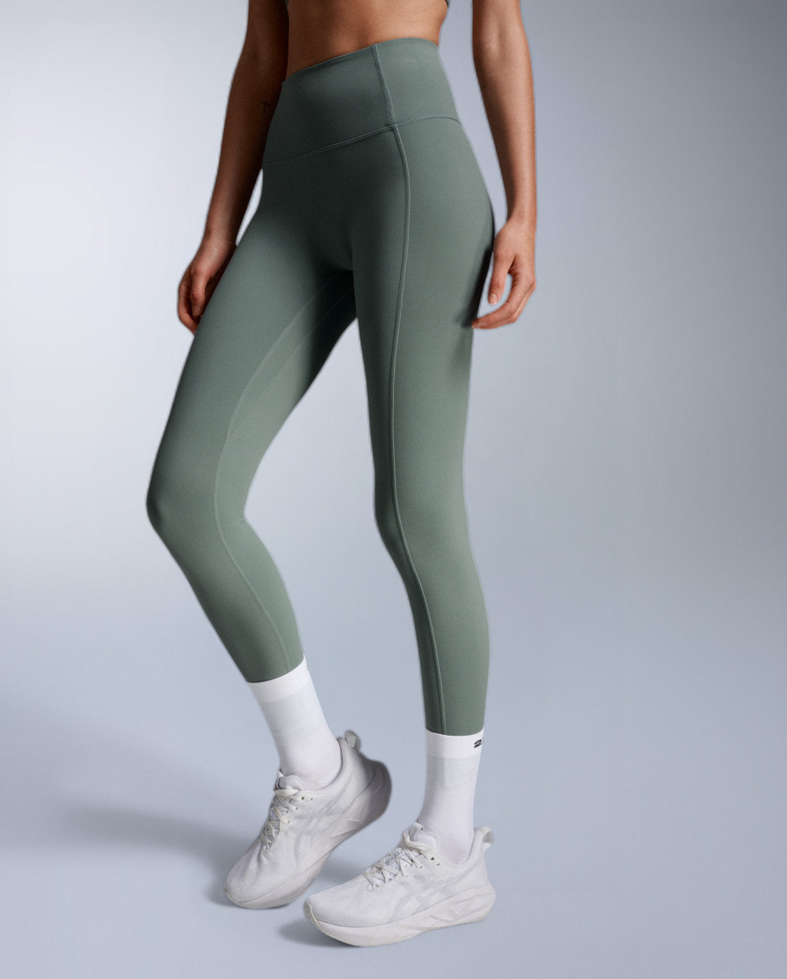 Fluid Hi-Rise Tights Fitnesstights Damen - oliver leaf/olive leaf