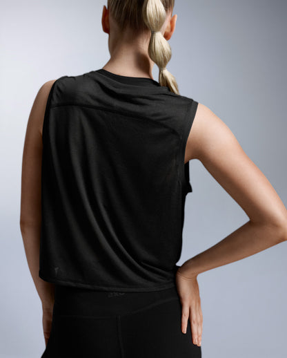 ReLight Crop Tank Tank top Women - black/white