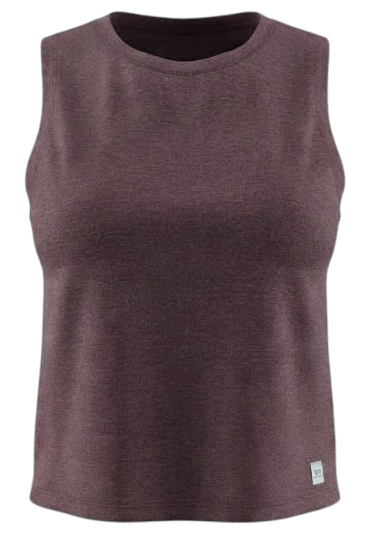 ReLight Crop Tank Tanktop Damen - currant/white