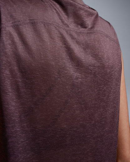 ReLight Crop Tank Tanktop Damen - currant/white