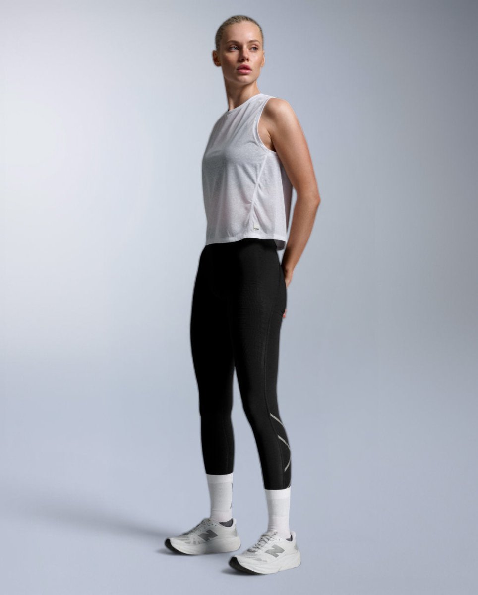 ReLight Crop Tank Tank top Women - white/white