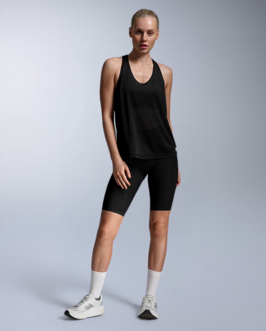 ReLight Racerback Singlet Tanktop Damen - black/white