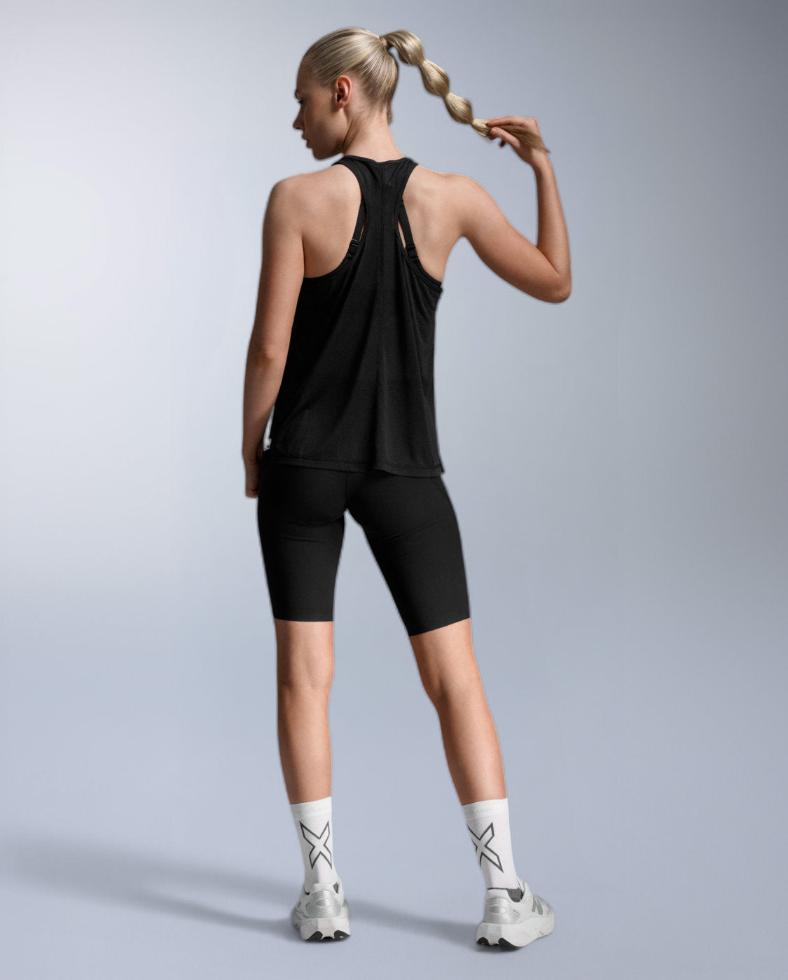 ReLight Racerback Singlet Tanktop Damen - black/white