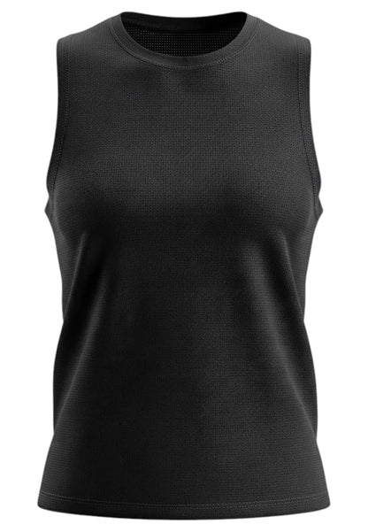 Aero Trail Tank Running shirt Women - black/black reflective