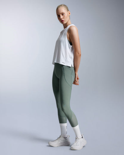 Aero Trail Tank Running shirt Women - chalk/white reflective